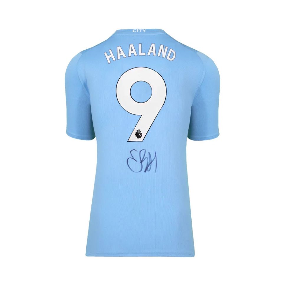 ハーランド【直筆サイン入り】 2023-24マンチェスター・シティホーム