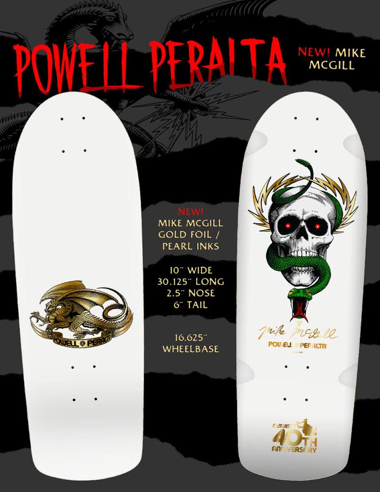 Powell Peralta Drops McGills Mctwist Anniv Deck and Bones Brigade