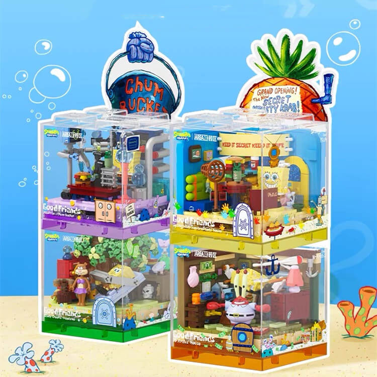 Area-X BOX SpongeBob SquarePants Good Friends 2.0-Afobrick