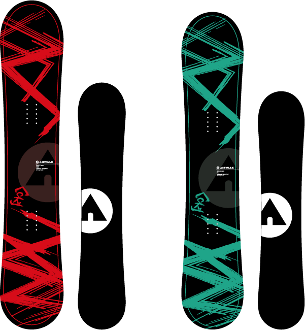 AIRWALK -Free Style Snowboard for JUNIOR