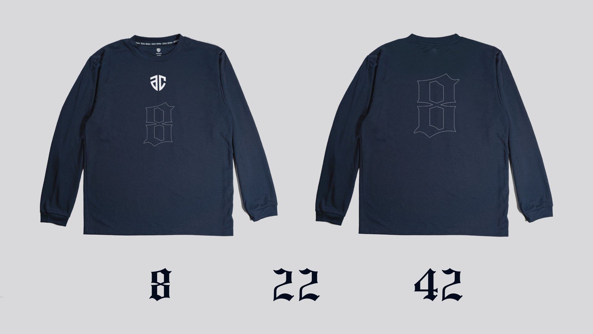 ALTIRI CHIBA NUMBERED DRY LONG SLEEVE T-SHIRT」新加入選手分 受注