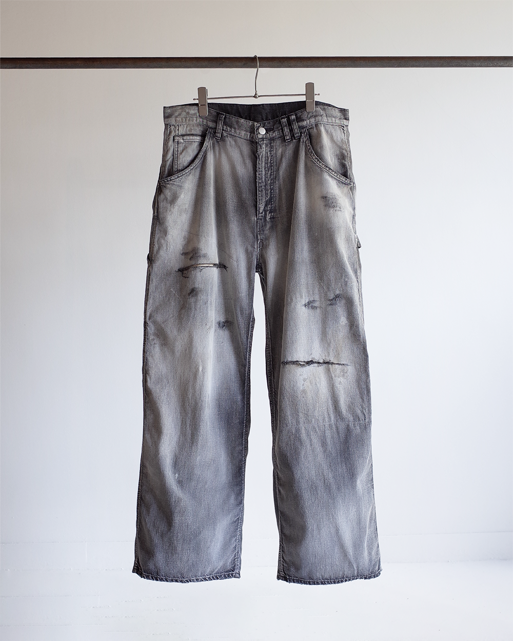 AIGING PAINTER PANTS(BLACK) – ANCELLM