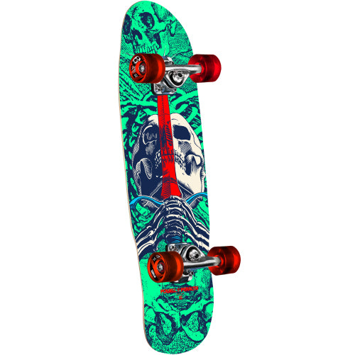 Powell Peralta Skull & Sword Mini Cruiser Complete Mint/Navy 30