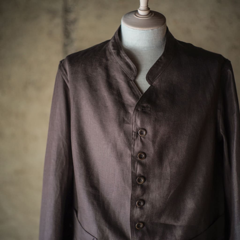 DOLMAN - LINEN TWILL - BROWN – ANATOMICA KYOTO アナトミカ京都