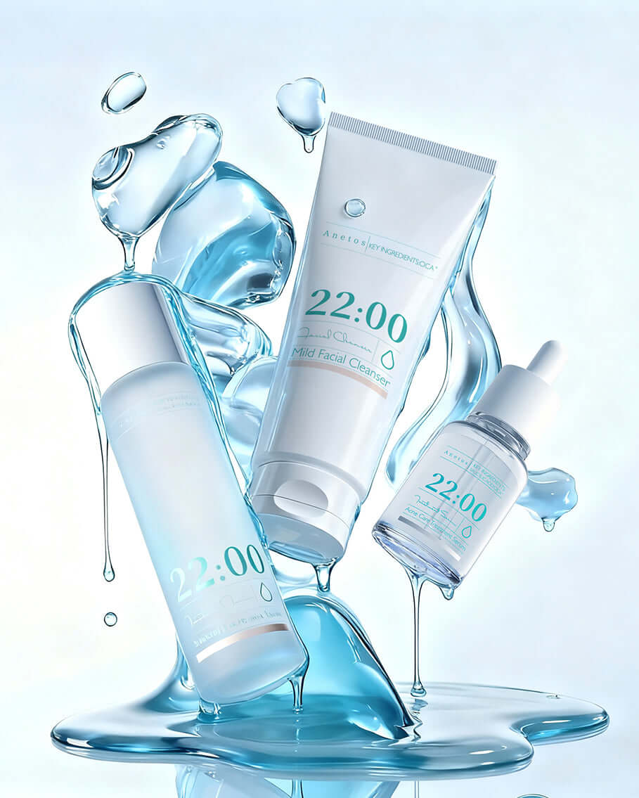 アネトス 3点セット 22:00 アネトス 3点セット（クレンザー＋トナー＋