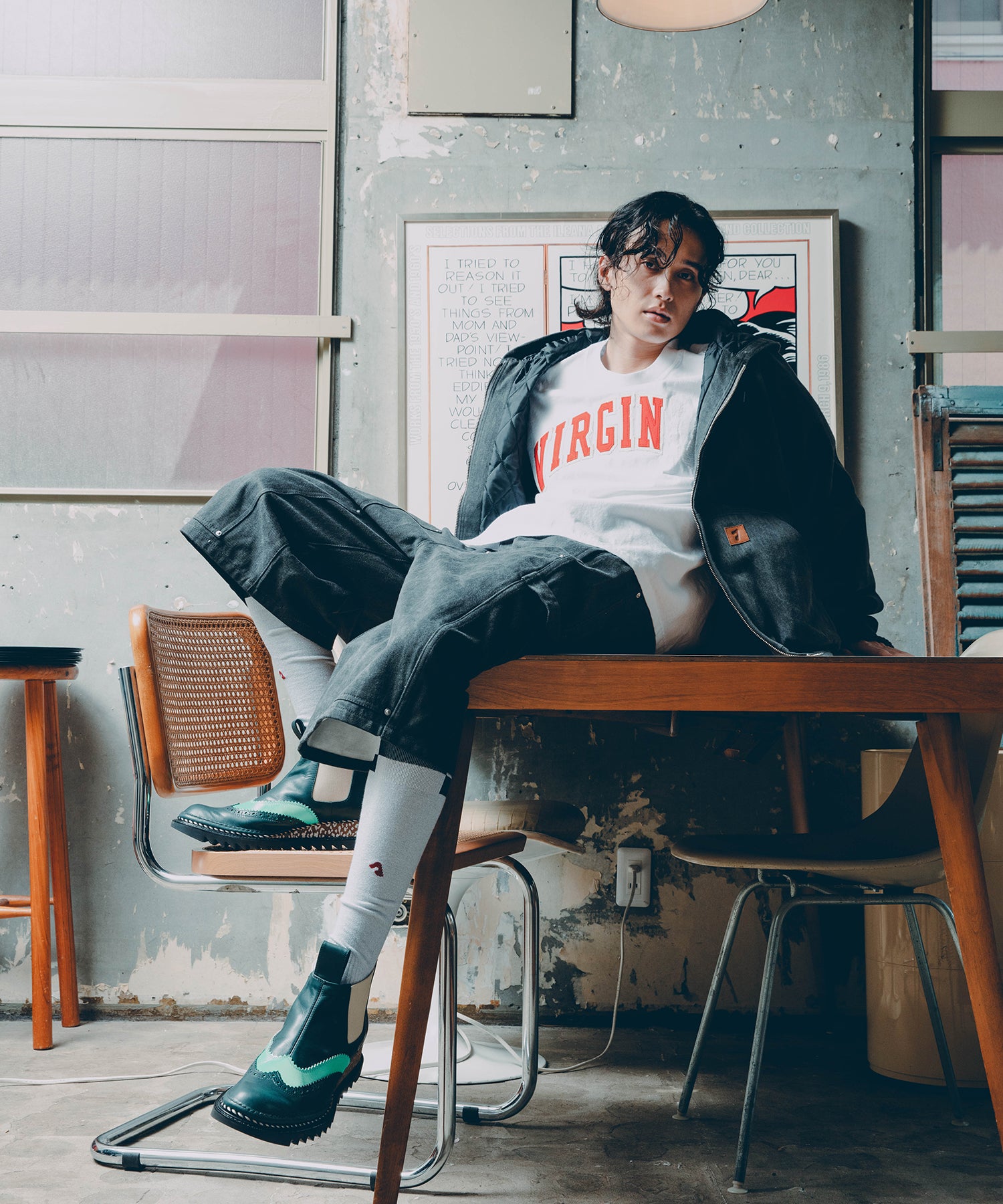 FADE DRILL 3/4 DOUBLE KNEE PANTS – ANLIO（アンリオ）