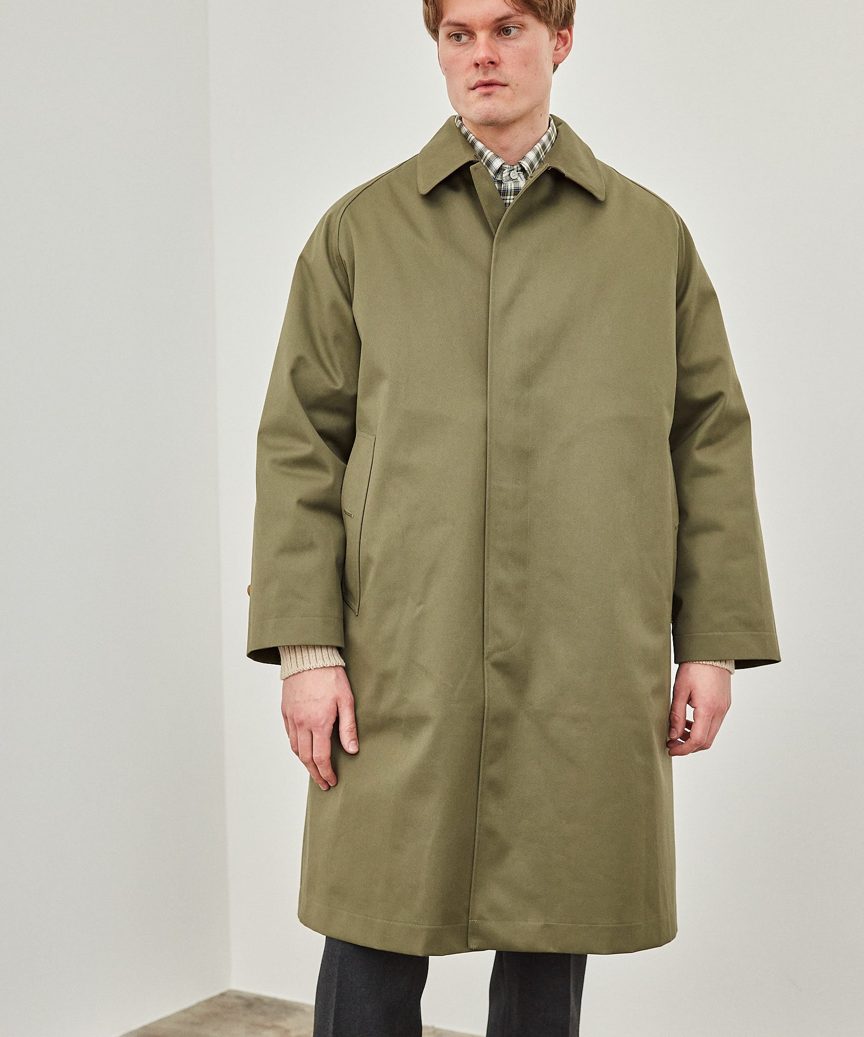 ANNIVERSARY ITEM 】SINGLE RAGLAN Ⅸ FR SATEEN W/ LINER / OLIVE – A