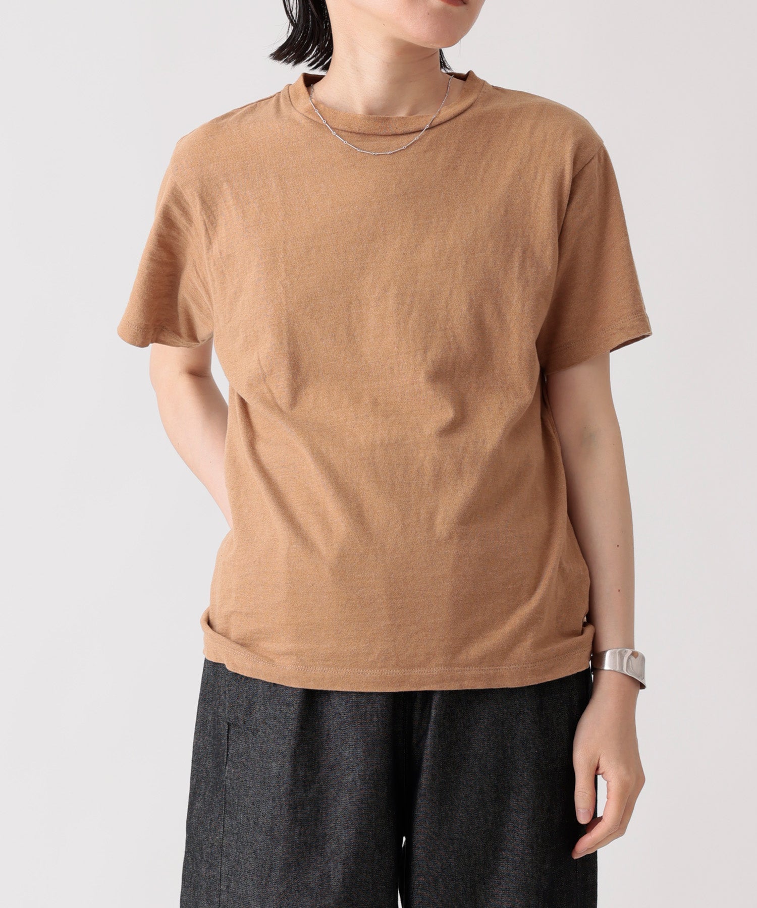 環境配慮素材》OG UNDYED H/S TEE オーガニックコットン 無染色 薄手