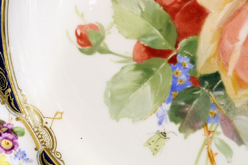 マイセンP「自然主義バラ」A