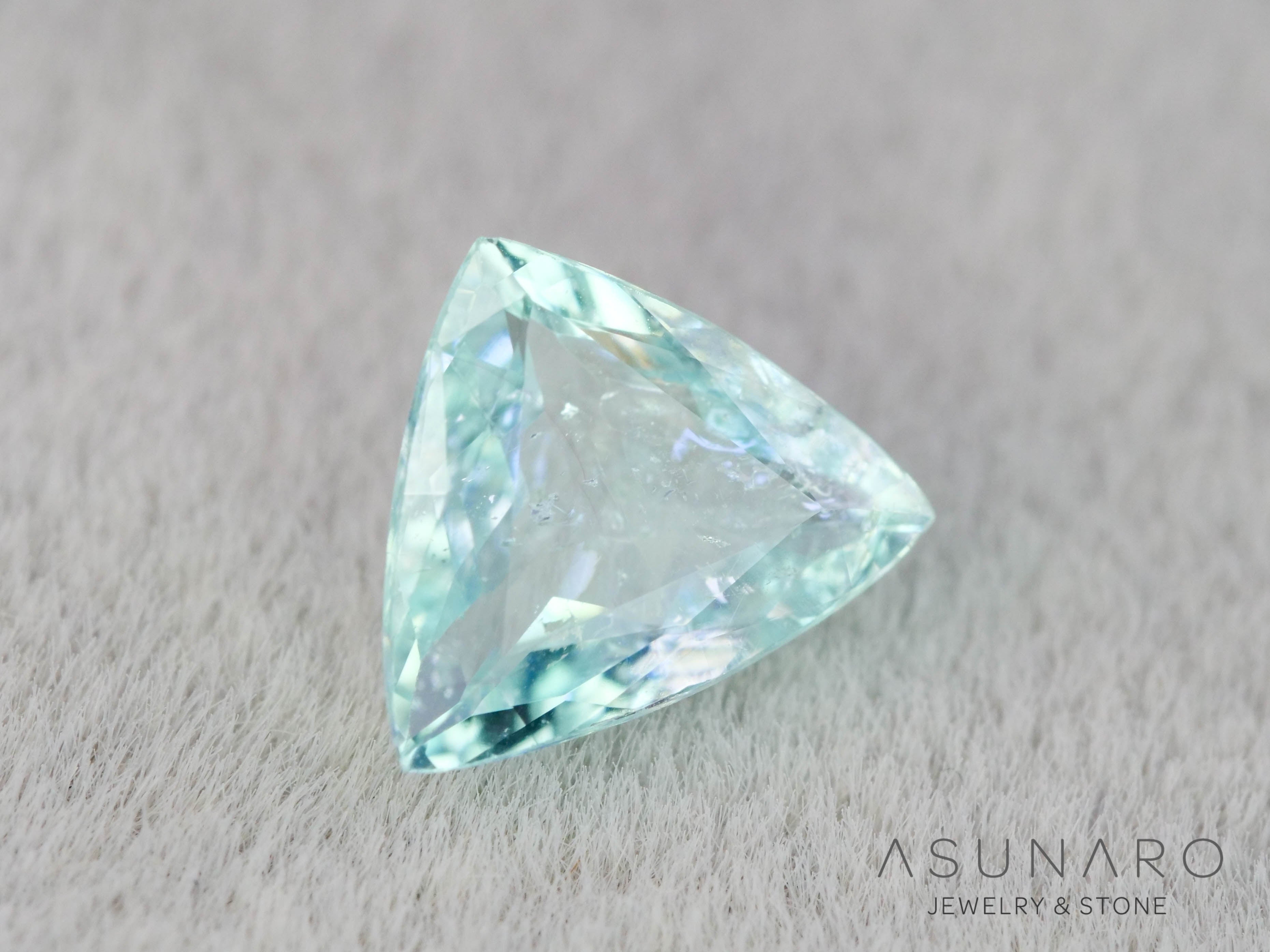 パライバトルマリン トリリアントカット モザンビーク産 0.30ct