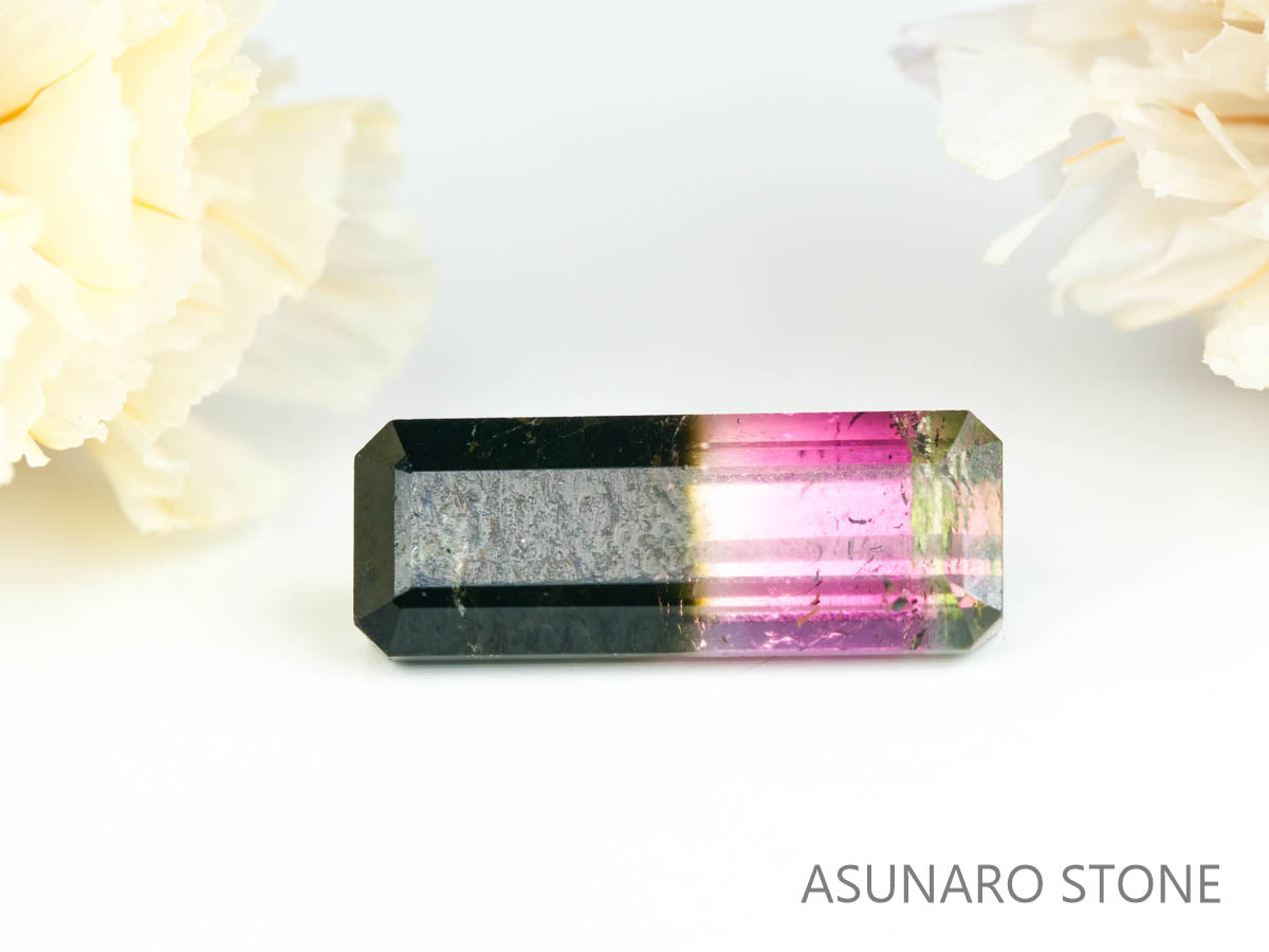 パーティーカラードトルマリン エメラルドカット ブラジル産 1.33ct