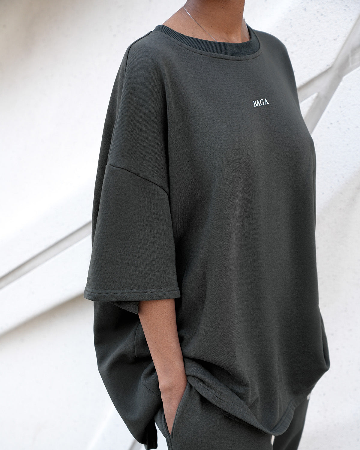 French Terry Oversized Shirt – bagalabel