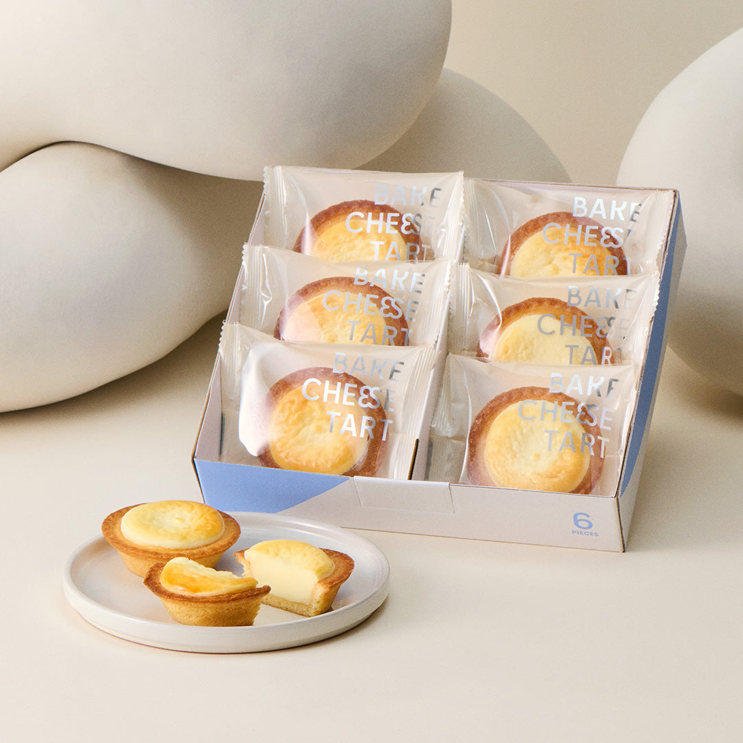 チーズタルト6P BOX〈オリジナルチーズタルト6個〉 | ベイク オンライン