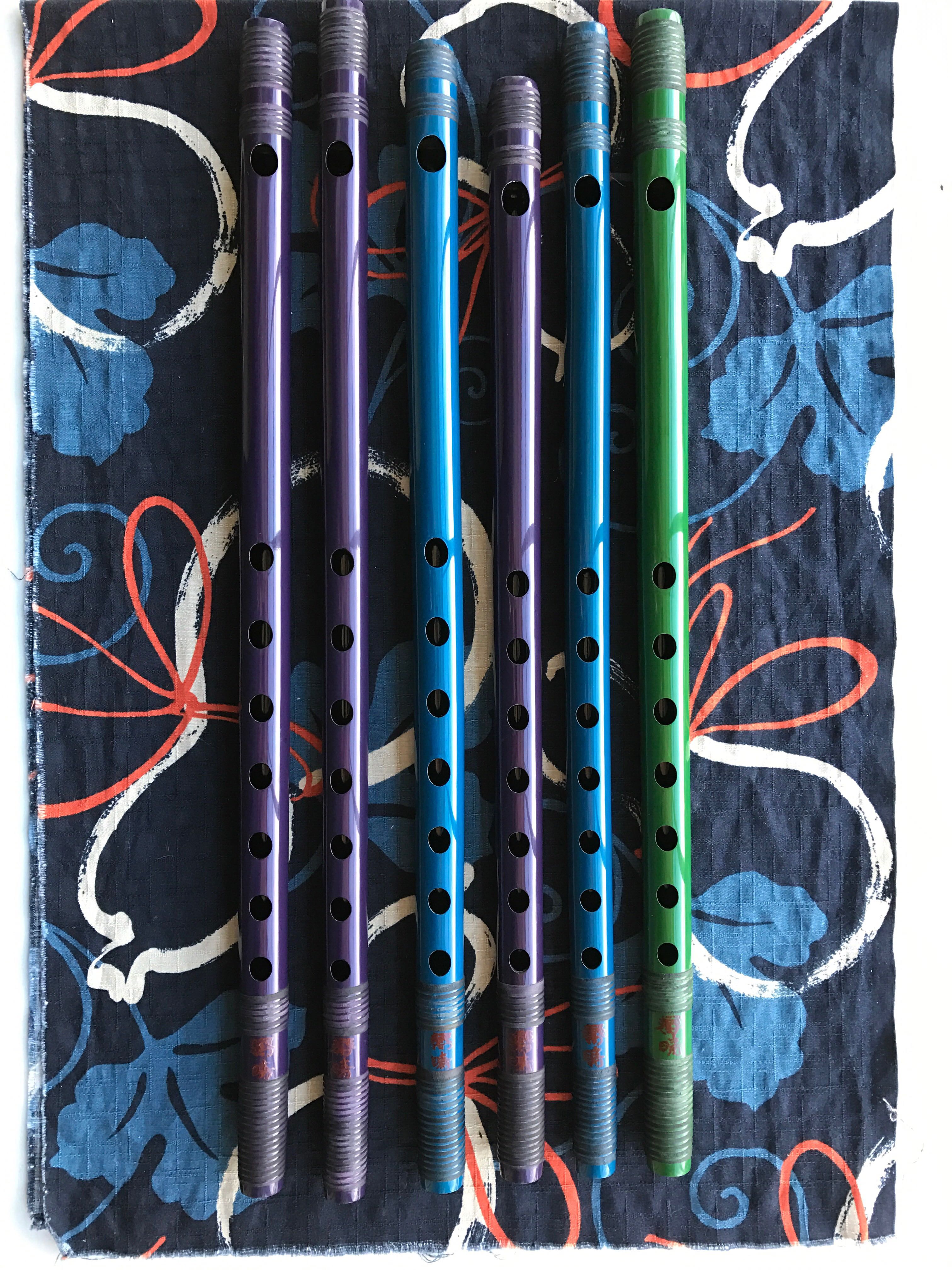 篠笛 四本調子G#管 CMR4-42 唄物 ドレミ調 天地糸巻 竹笛