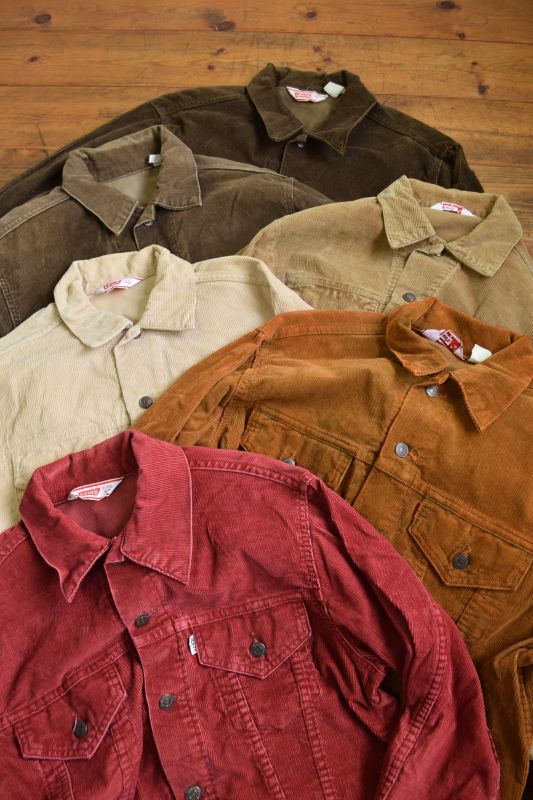 90s リーバイスコーデュロイジャケット70505 USA オレンジ