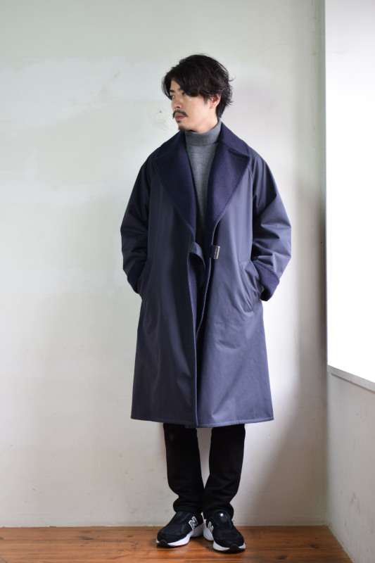お早目に.COMOLI (コモリ) タイロッケンコート [NAVY] | MEETS VOICE