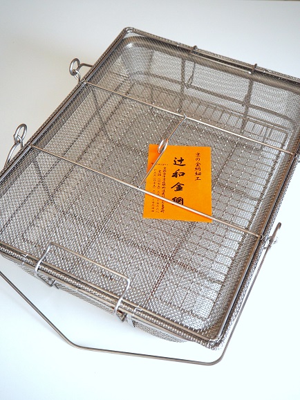 辻和金網】ふたつき干しかご(大) ☆ 今週分のパンを買う。 | 28平米の