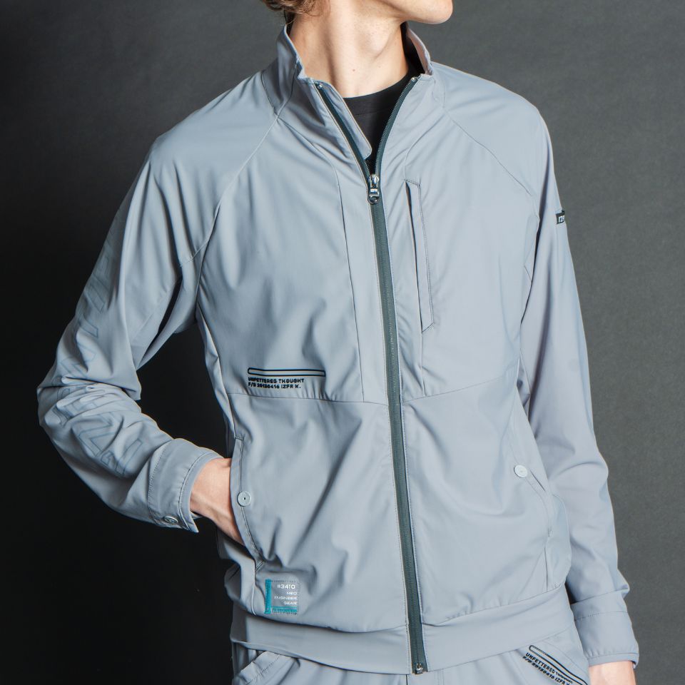 接触冷感ナイロン ストレッチワークジャケット #3410 アイズ