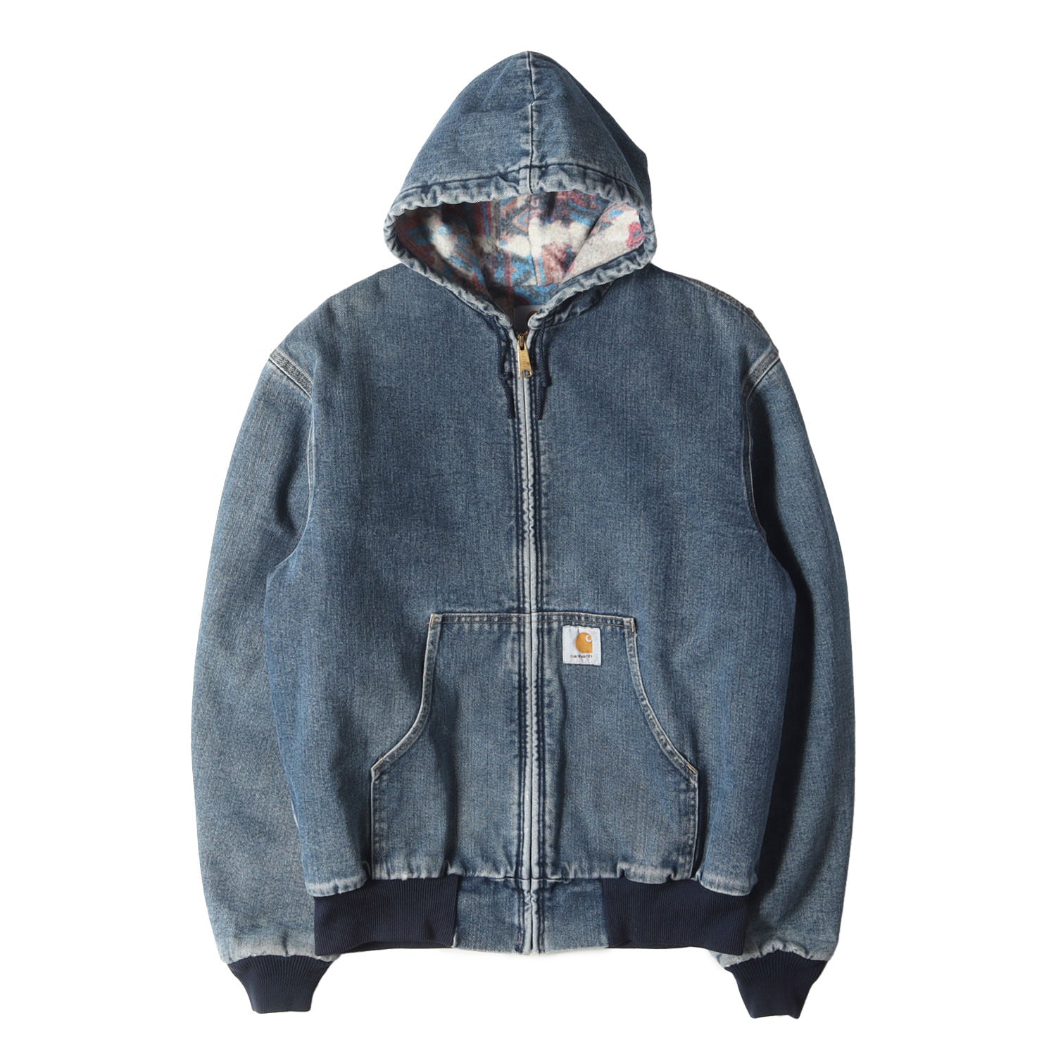 Carhartt (カーハート) 80s 星タグ 裏地ネイティブ柄 デニム