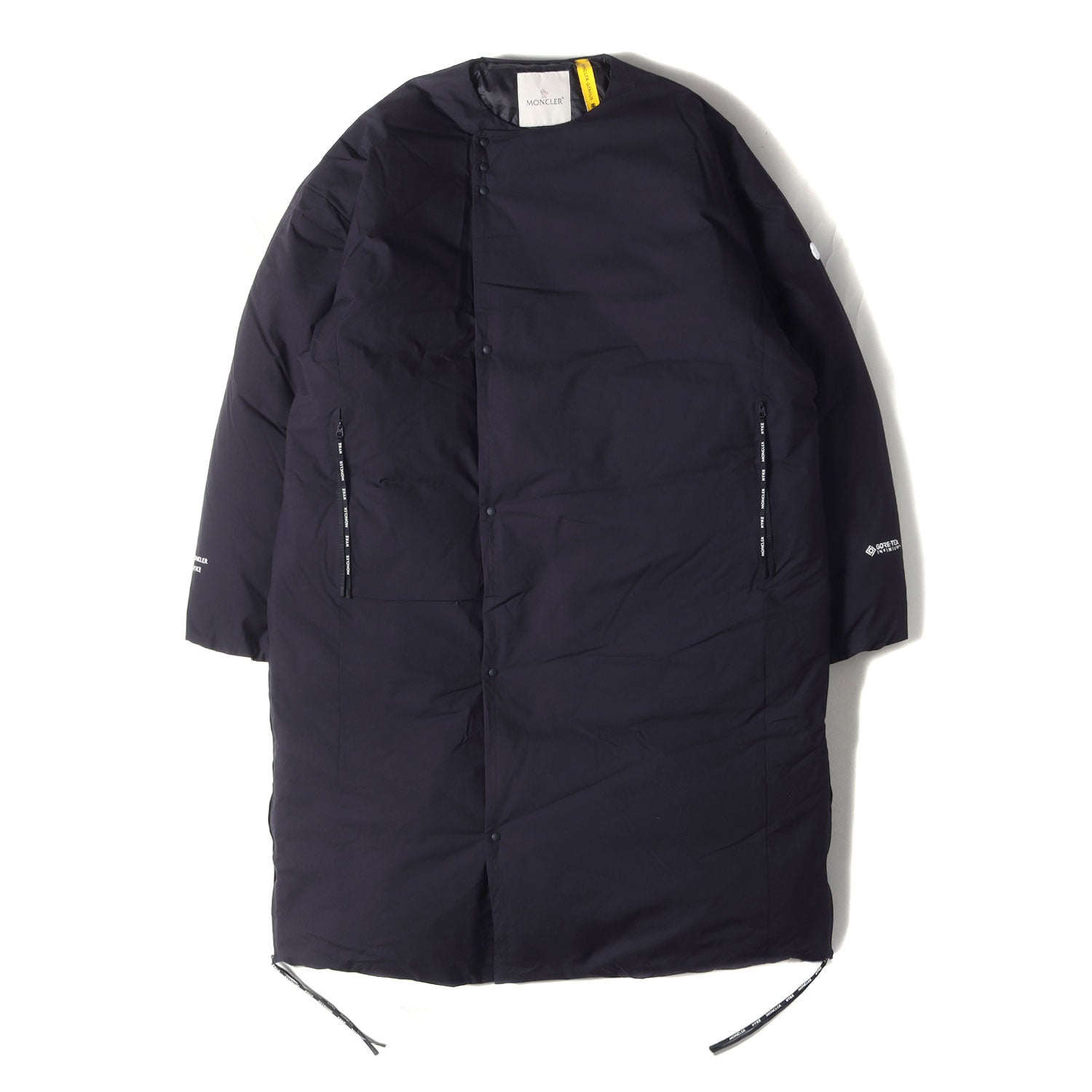 21AW × HYKE ノーカラー ダウンコート (MUVERAN GIUBBOTTO