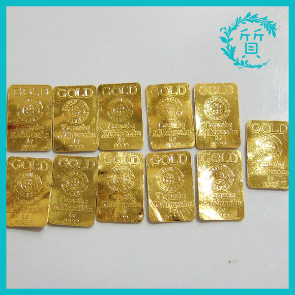 純金 K24 999.9 田中貴金属 11.2g インゴット FINEGOLD 地金 プレート