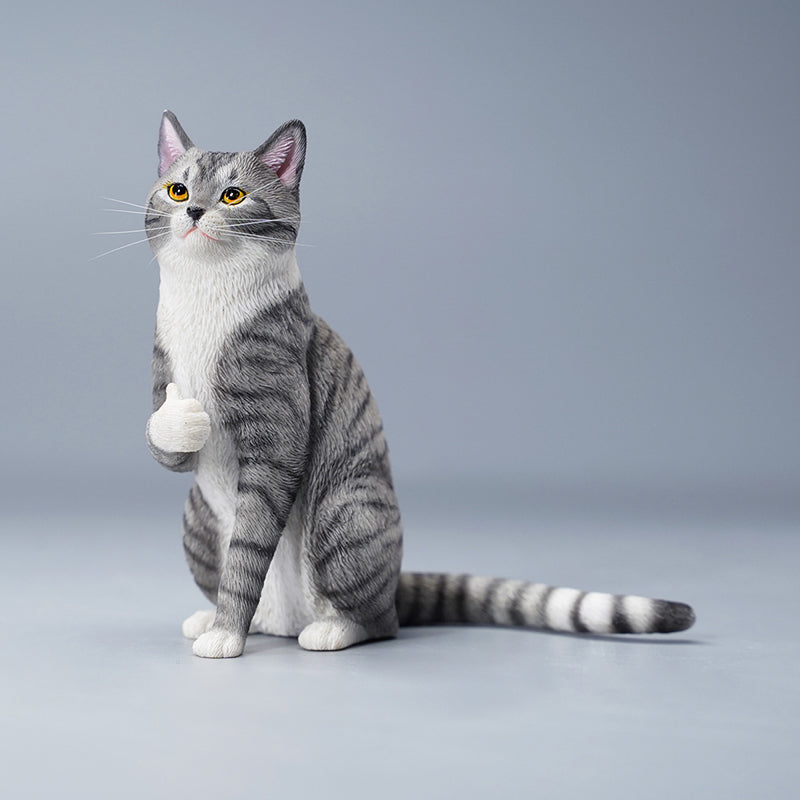 JXK112 猫の置物 樹脂製 猫の像 猫好きの方へのホームデコレーション