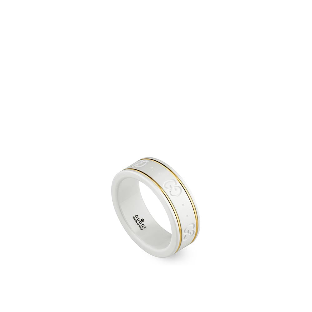 Gucci Icon Zirconia White and Gold Band – J.R.DUNN