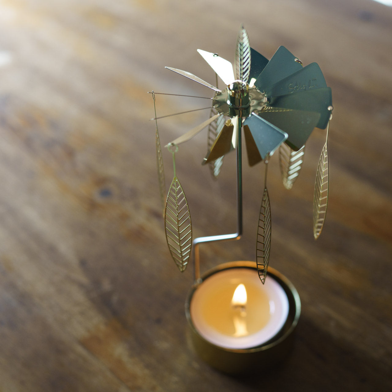 イングランド キャンドルホルダー ブロカント 陶器 花柄キャンドル