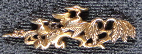 古美濃「柳鷺（りゅうろ）図」目貫