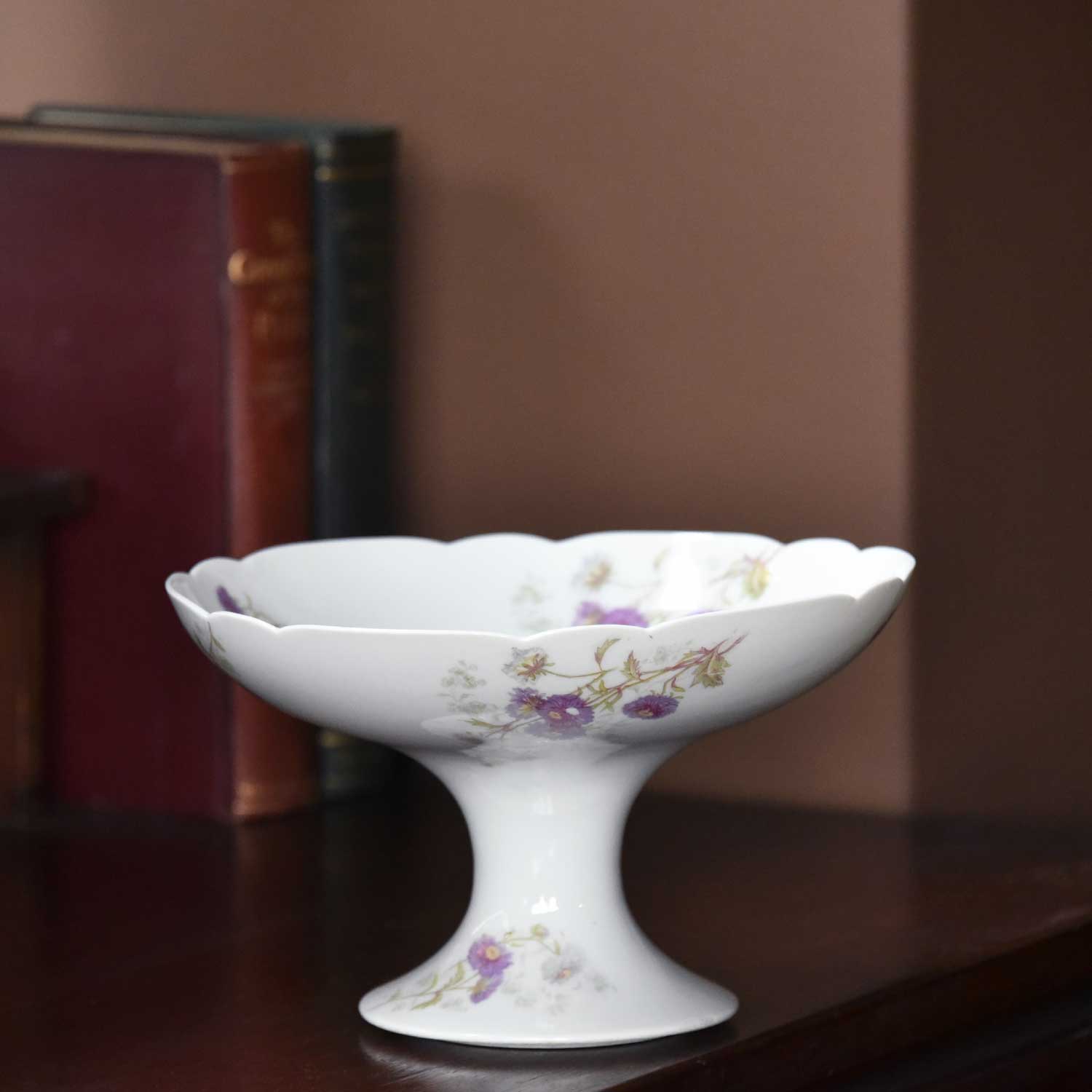 フランス アンティーク コンポティエ コンポート フルーツ皿 TAW-444D