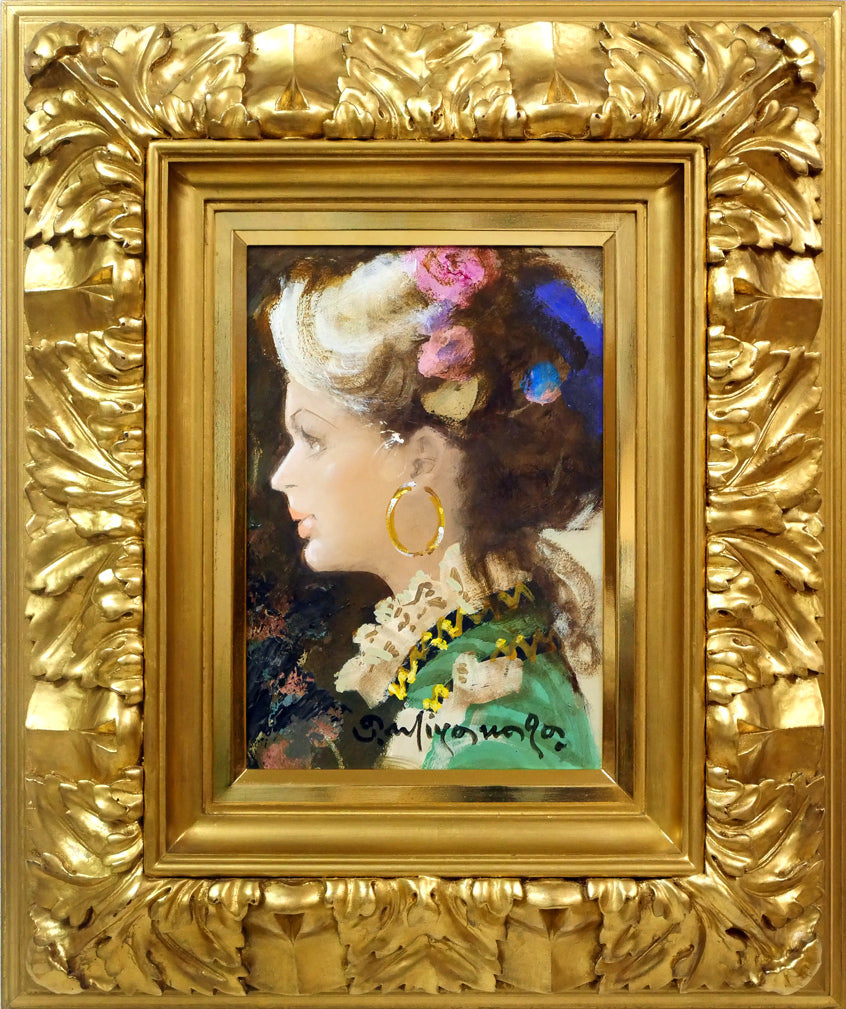 宮永岳彦「燗」油絵・SM 絵画買取・販売の小竹美術