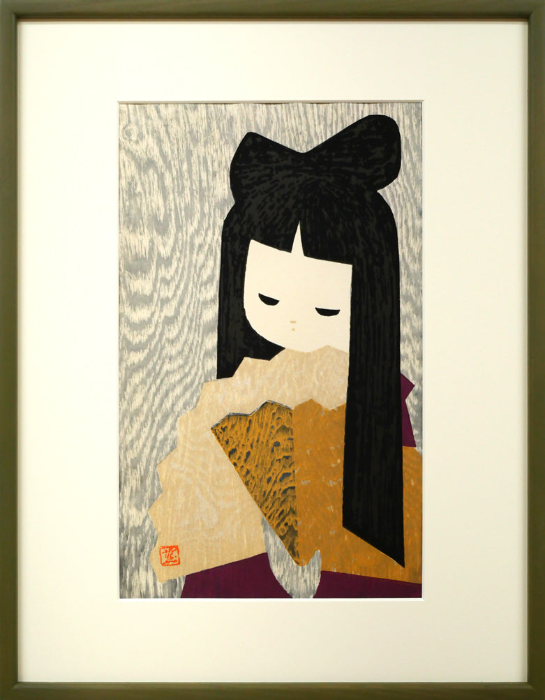 ヤ*ジ様 河野薫 の版画 木版画 2枚 日本人版画家 河5 木版画 河野薫