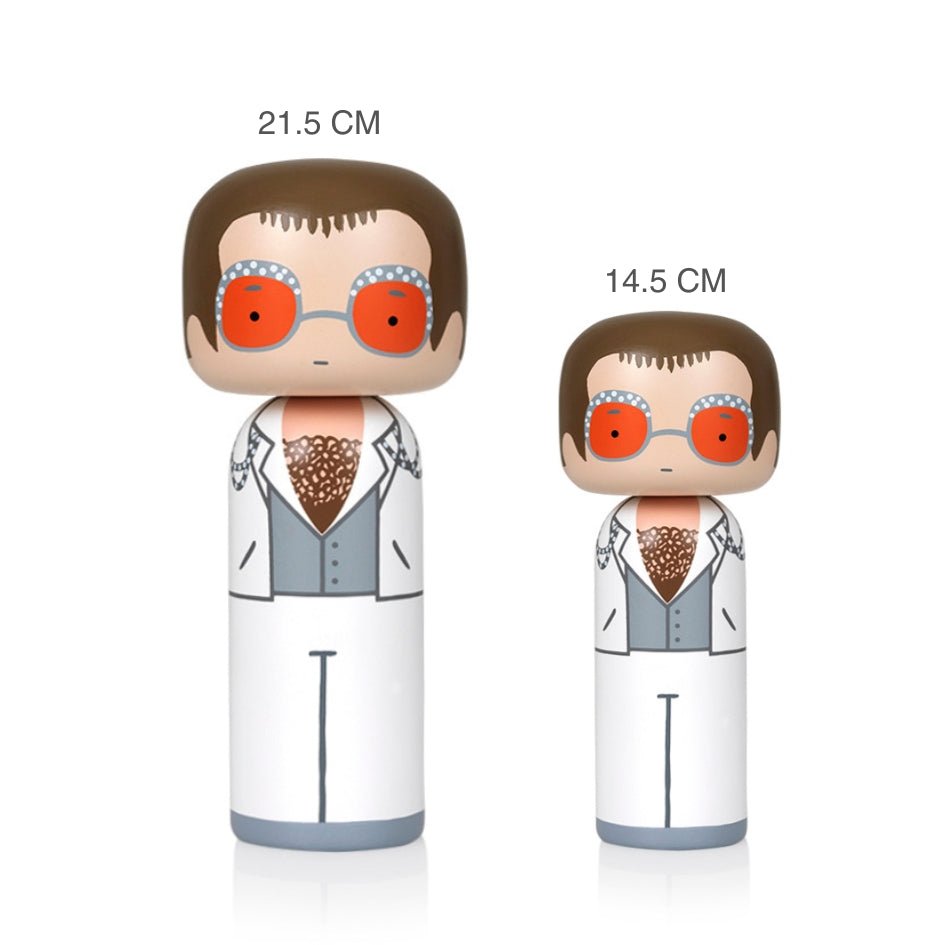 Elton John Kokeshi White Outfit | Legendary Series – Lucie Kaas