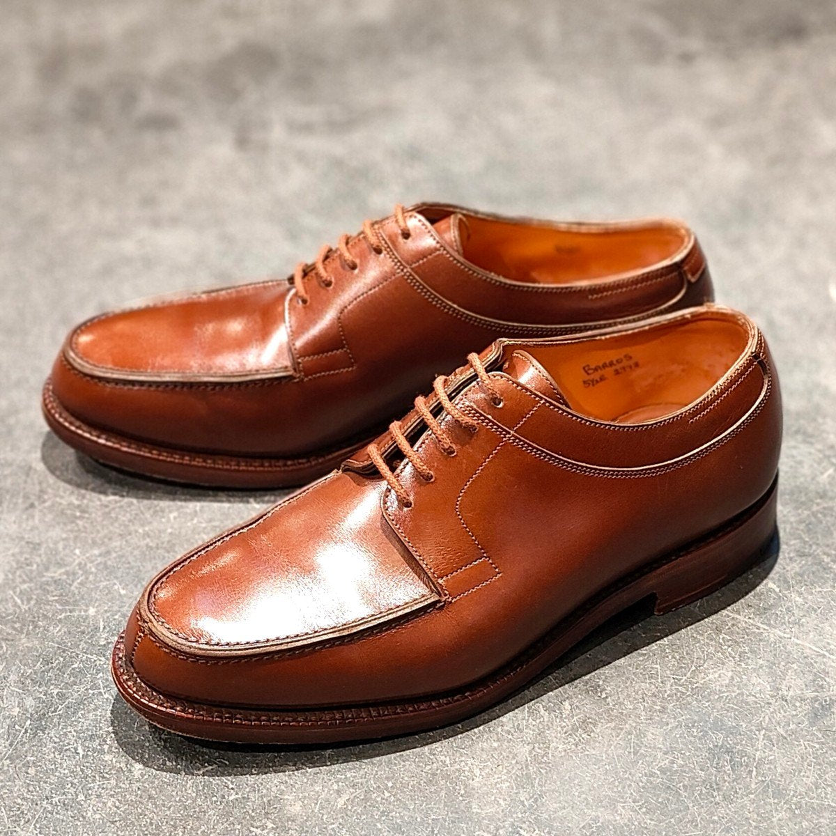 希少 極美品【JOHN LOBB】ジョンロブ バロス Uチップ カーフ ブラウン