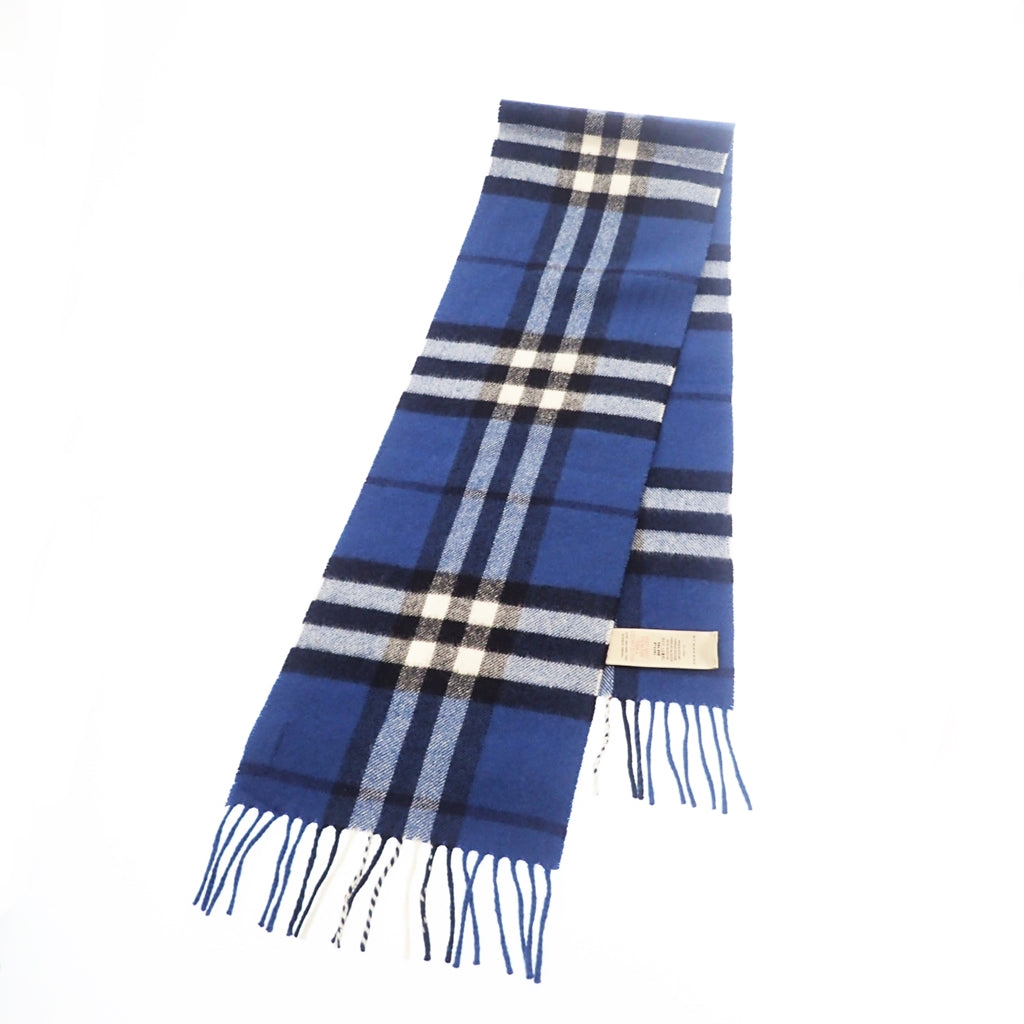BURBERRY】バーバリー ピュアカシミヤチェックマフラー スコットランド