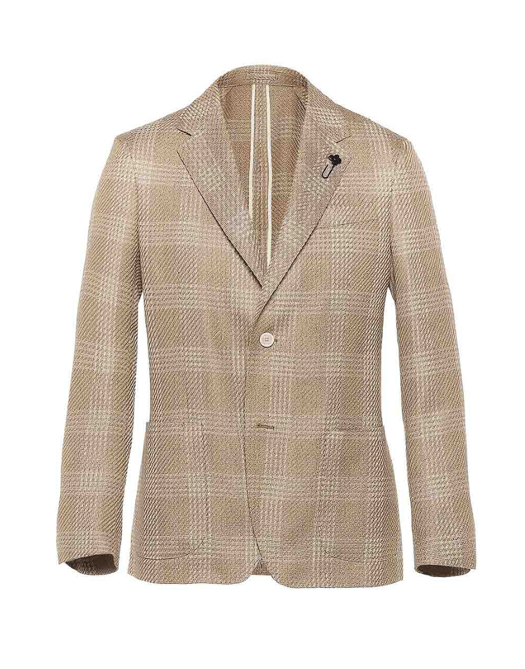 コットンリネン グレンチェックジャケット – LARDINI Online Store