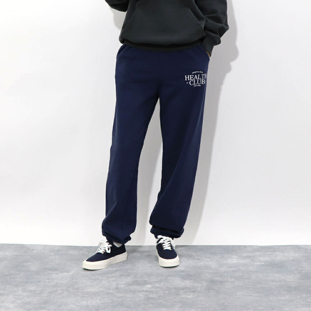 Sporty＆Rich スウェットパンツ ロゴプリント 裏起毛 – LE CHIEN