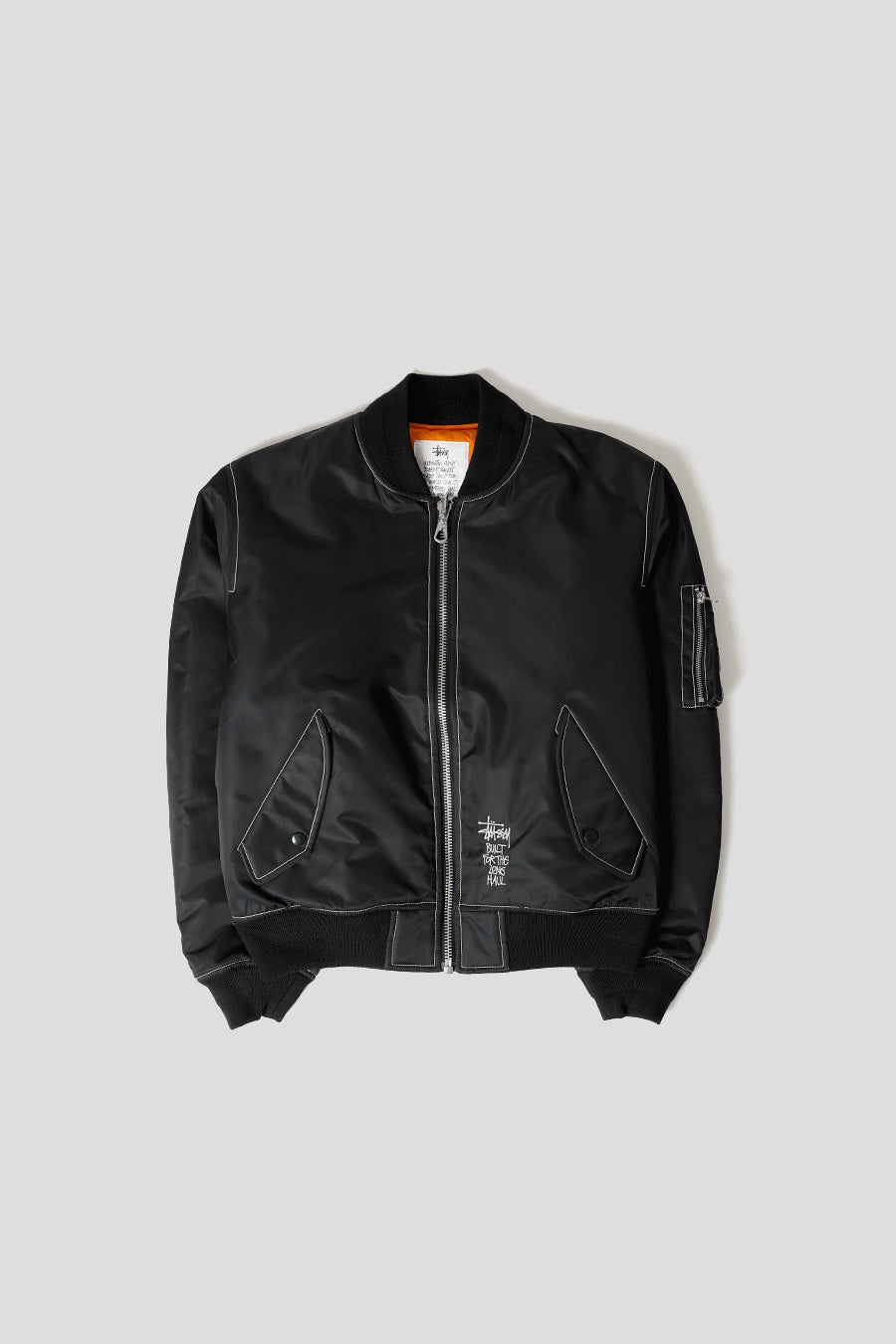Stussy - BLACK REVERSIBLE BOMBER JACKET – LE LABO STORE