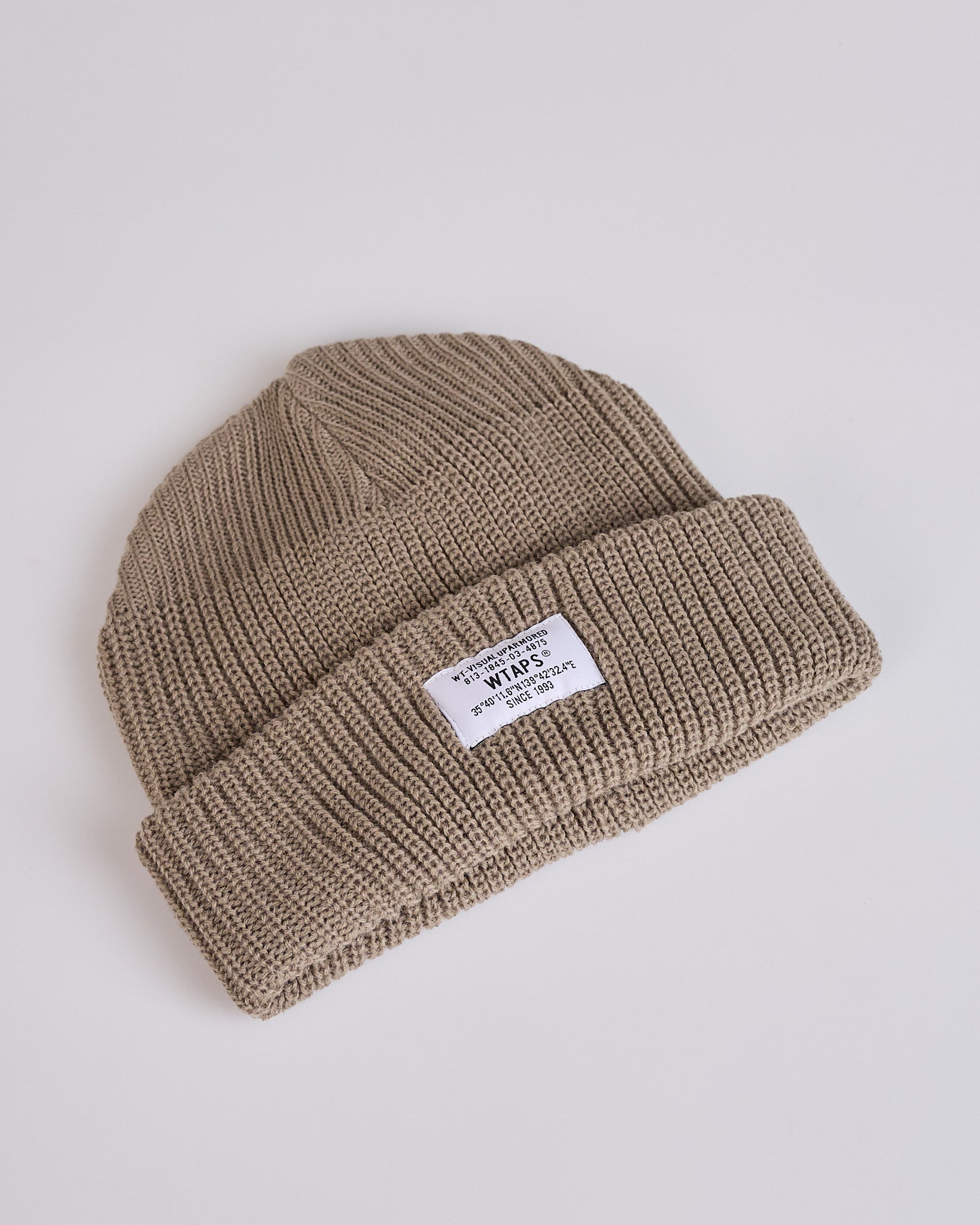 WTAPS SGT Acrylic Beanie Greige – LESS 17
