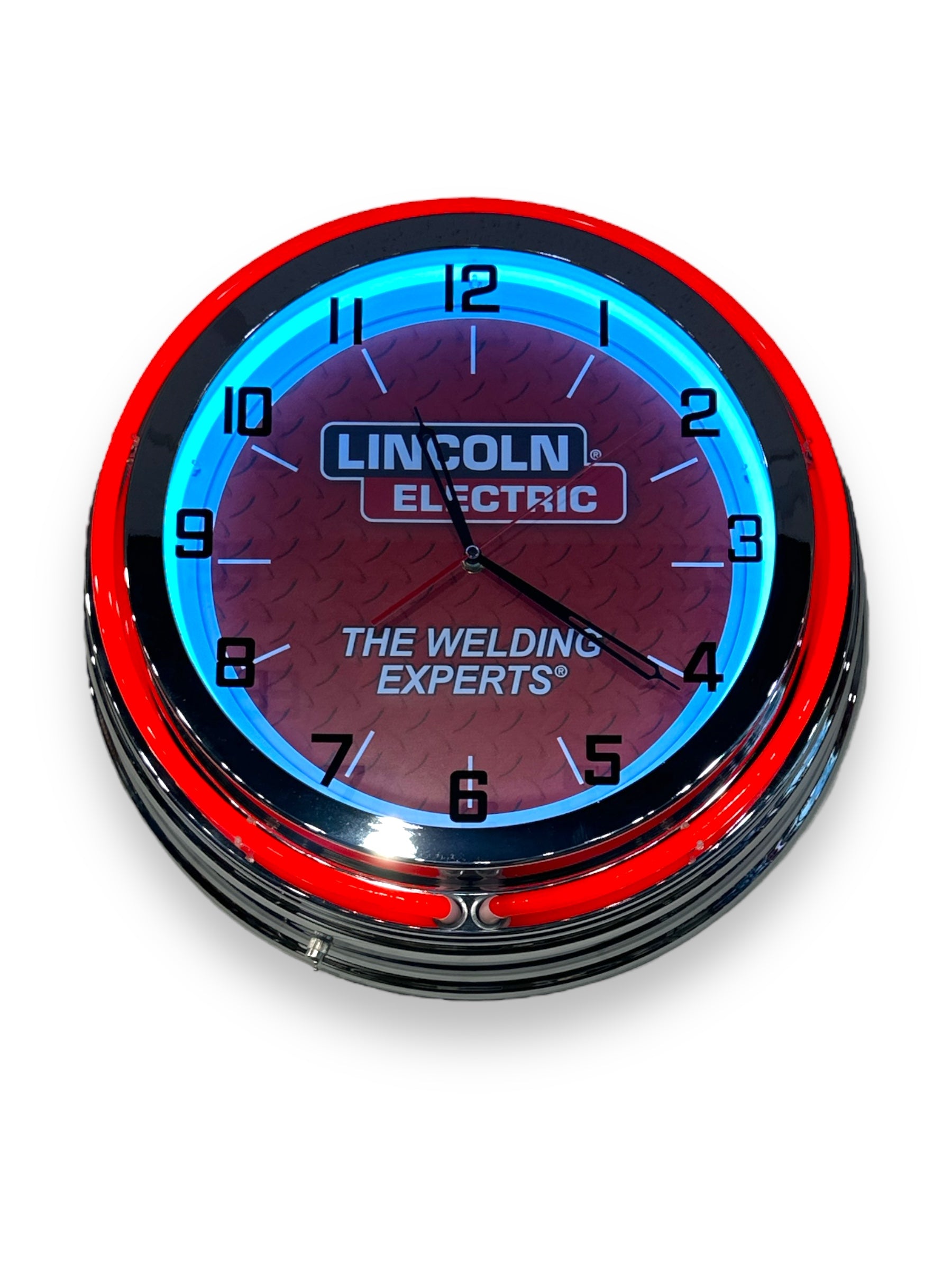 Lincoln Electric Neon Clock – The Lincoln Electric RedZone