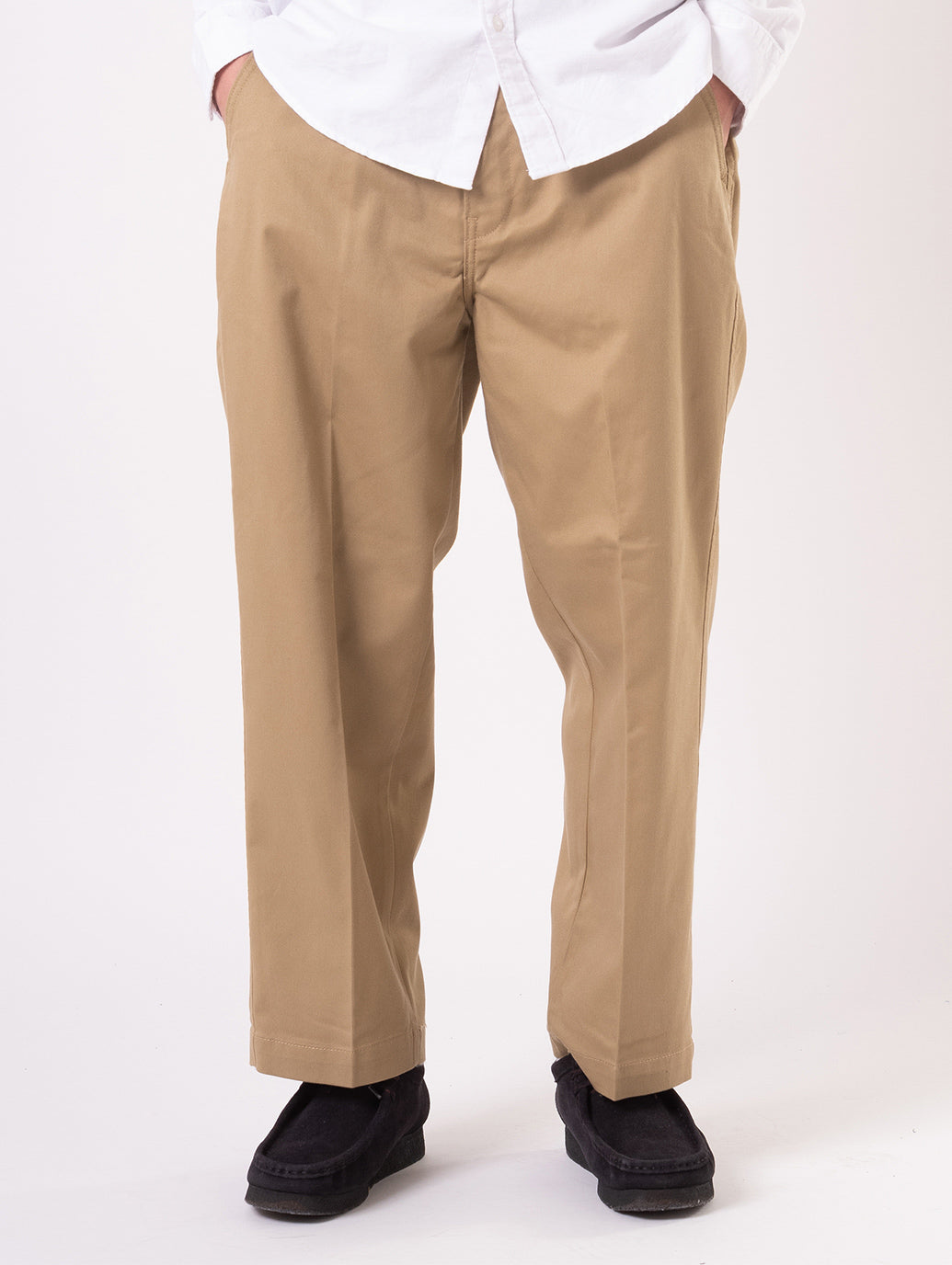 STA PREST ワイドレッグ クロップ ベージュ – リーバイス®公式