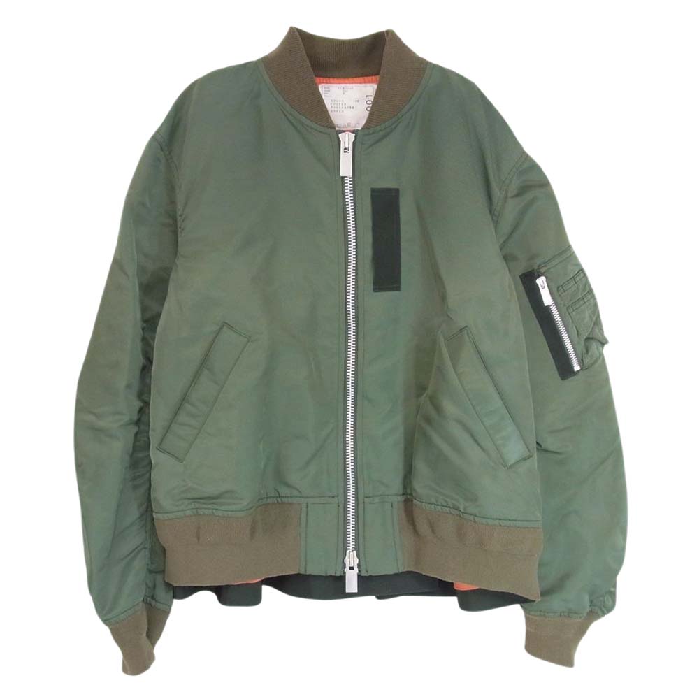 Sacai サカイ 20SS SCW-001 CLASSIC MA-1 Nylon Twill Blouson