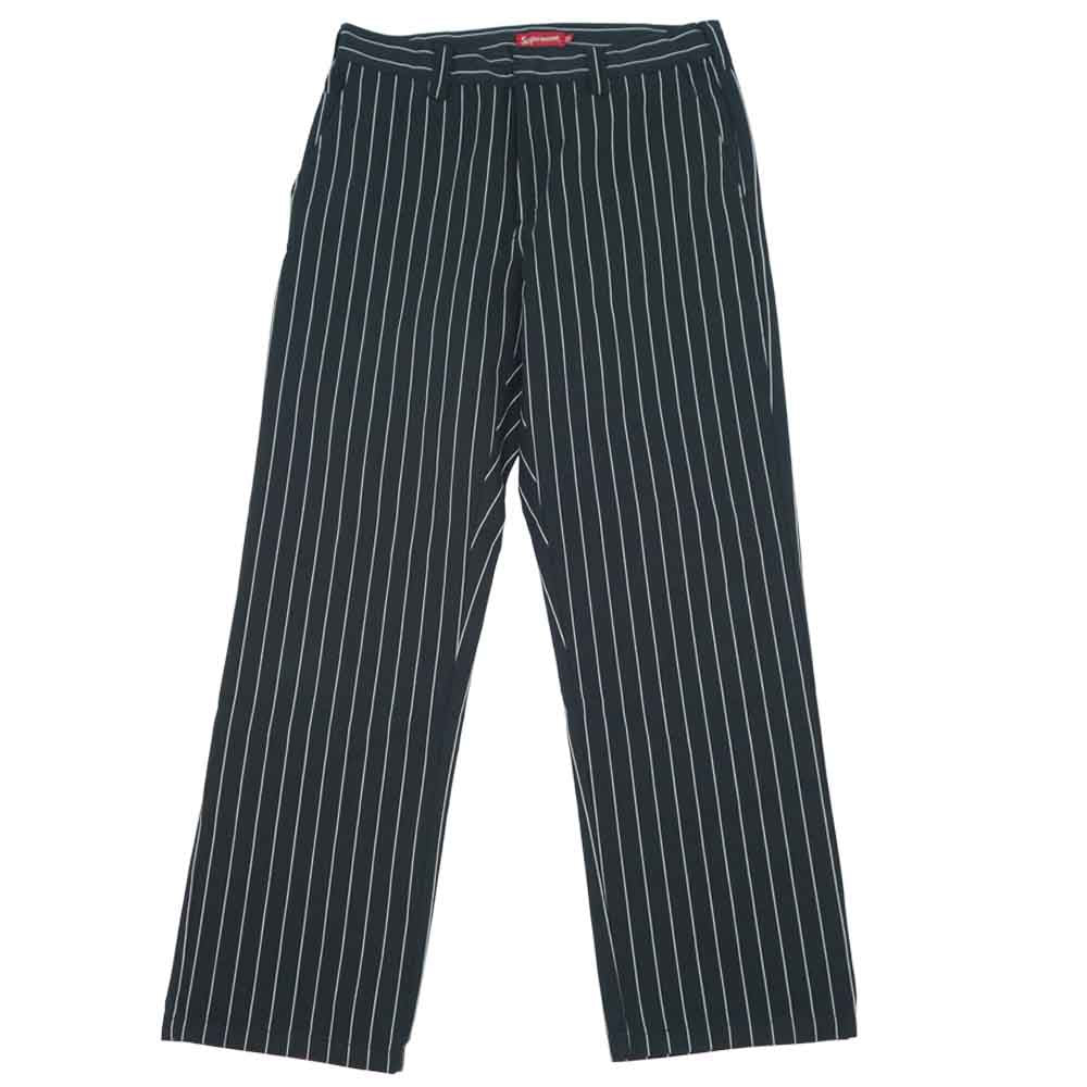 Supreme シュプリーム 21SS Work Pant Black Stripe ストライプ ワーク