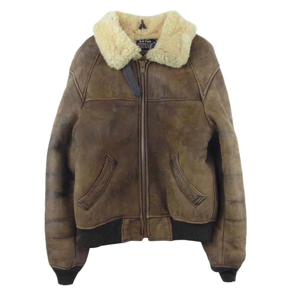 schott ショット USA製 B6 レザー ムートン フライト ジャケット