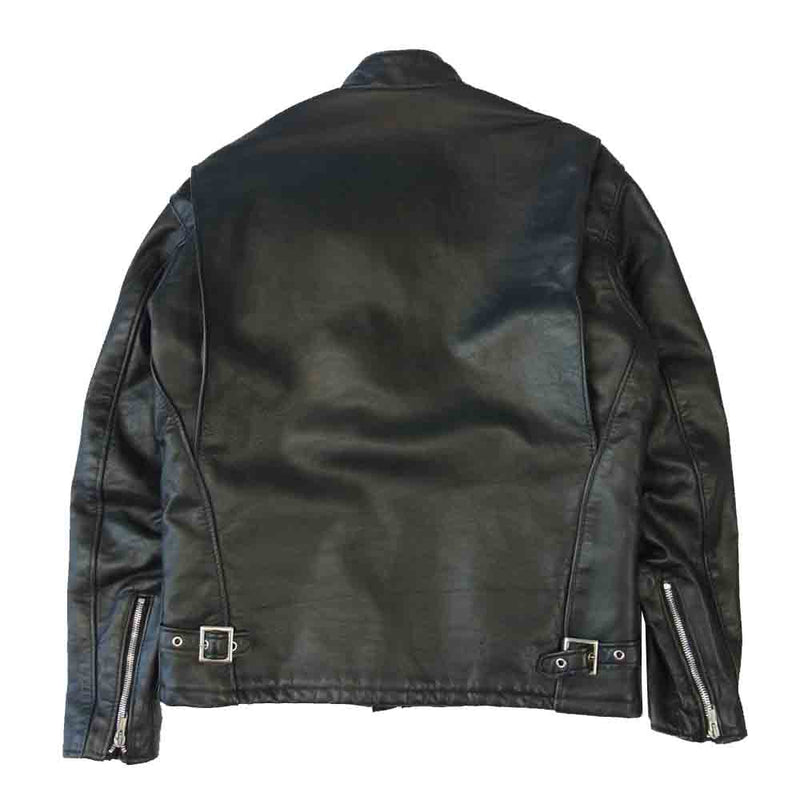 希少42サイズ！！ショット シングルライダースジャケット キルティング