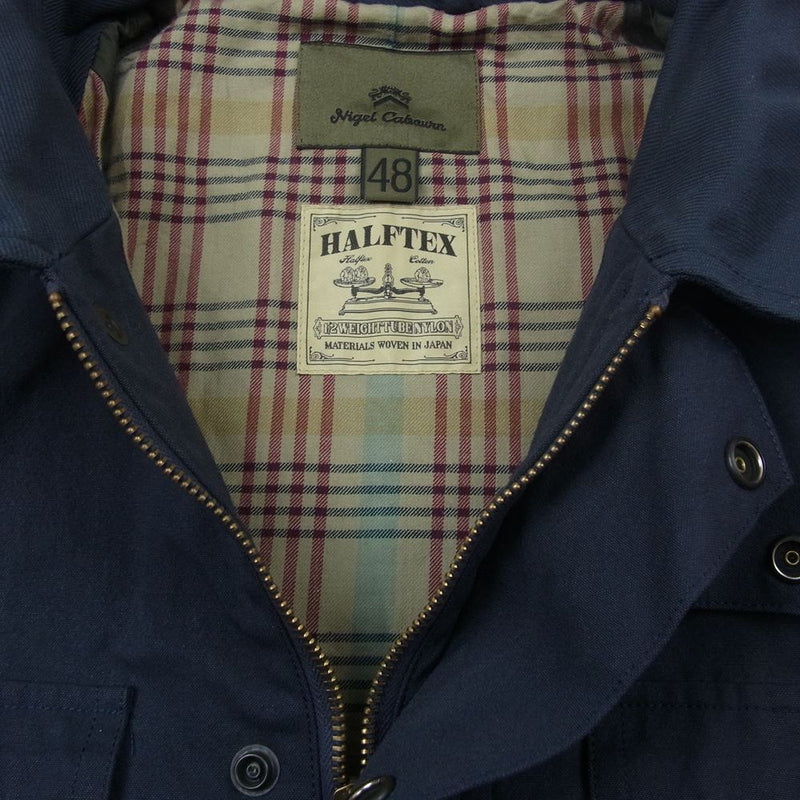 Nigel Cabourn ネイビー ピーコート 48 メイドインジャパン Nigel