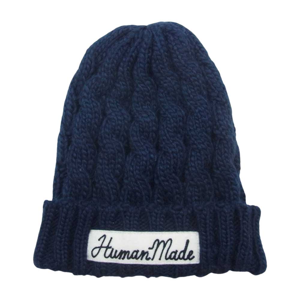HUMAN MADE ヒューマンメイド ロゴパッチ ニット キャップ 帽子