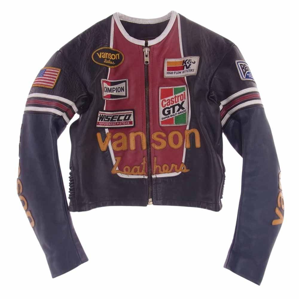 VANSON バンソン ONE STAR ワンスター レザー シングル ライダース