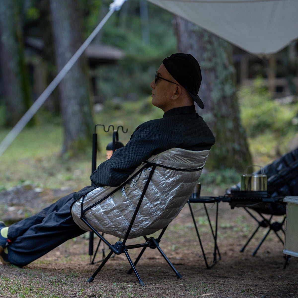 Helinox グランドチェア グレー 収納袋付き Helinox グランドチェア