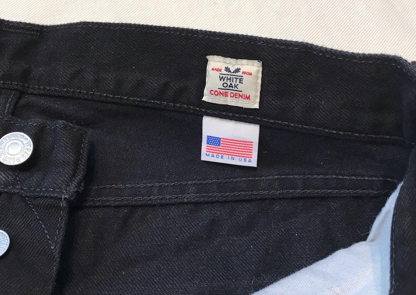 LEVI'S Cone-Denim White Oak 501-black/ made in USA | LINK｜福岡市